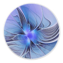 Arte fractal moderno abstracto lavanda azul
