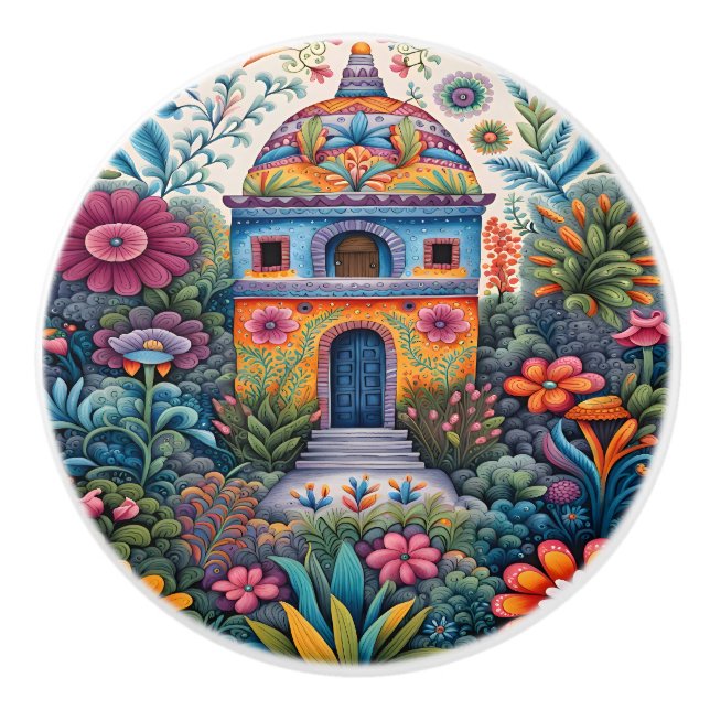 Pomo De Cerámica Arte mexicano (Anverso)