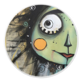 Pomo De Cerámica ArtLady 13 Encantadora y angustiada