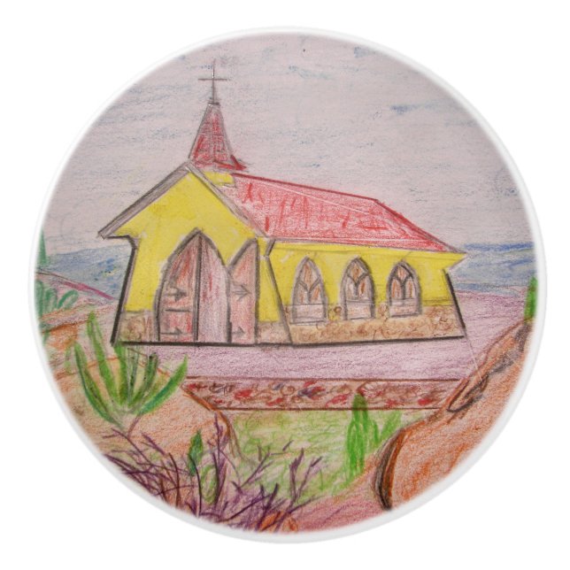 Pomo De Cerámica Aruba (Anverso)