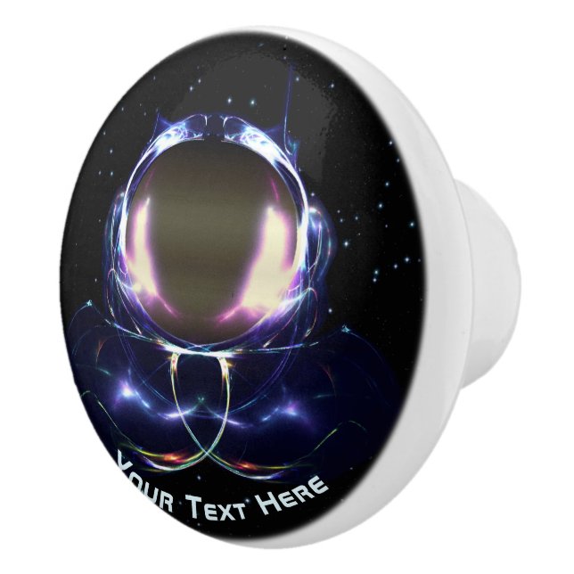 Pomo De Cerámica Astronauta fractal (Derecha)