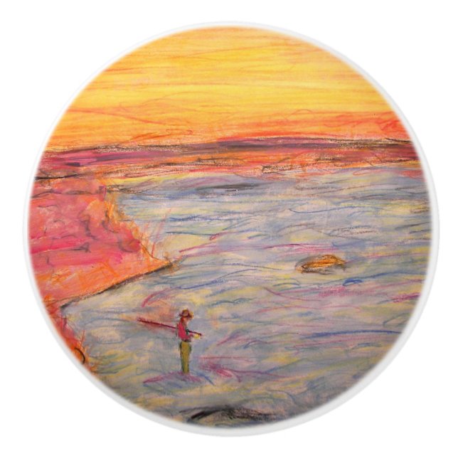 Pomo De Cerámica atando uno encendido (Anverso)