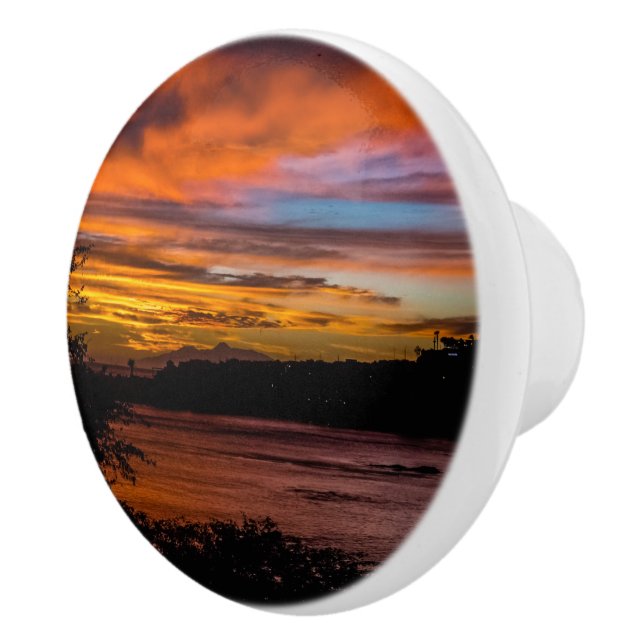 Pomo De Cerámica Atardecer en Praia, Cabo Verde (Derecha)