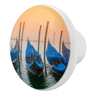Pomo De Cerámica Atardecer en Venecia
