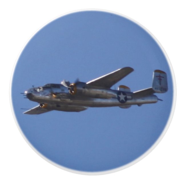 Pomo De Cerámica Avión de guerra (Anverso)