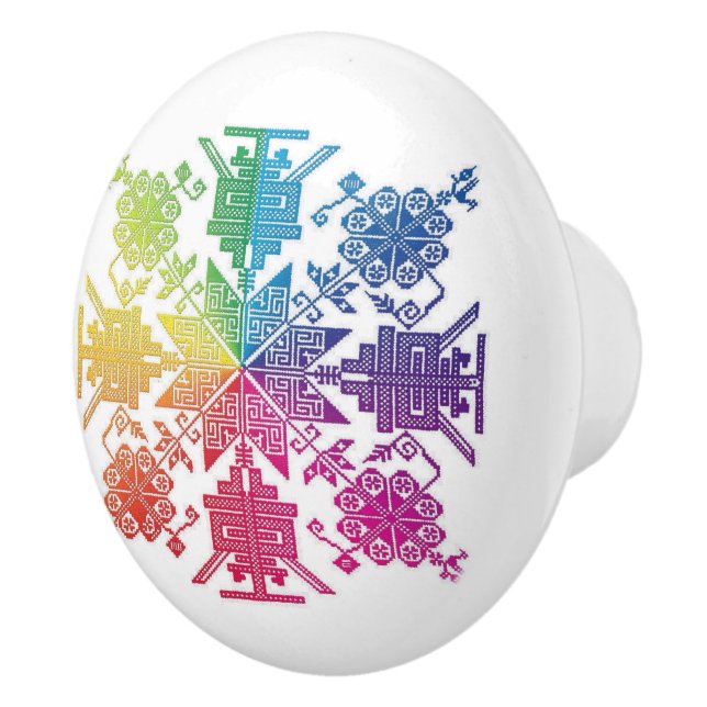 Pomo De Cerámica Azteca (Derecha)