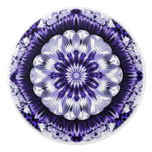Pomo De Cerámica Azul y blanco clásicos