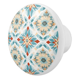 Pomo De Cerámica 💙 💛 Azulejos Algarve Star