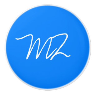 Pomo De Cerámica Azure Blue personalizado
