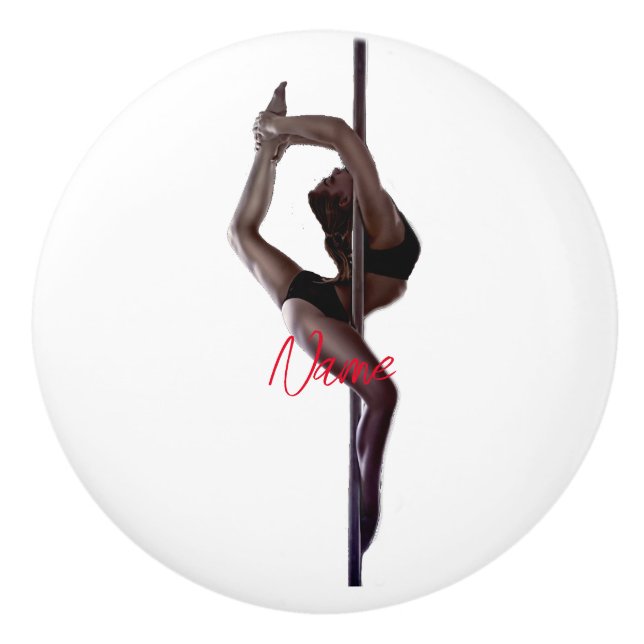 Pomo De Cerámica Bailarina Thunder_Cove (Anverso)