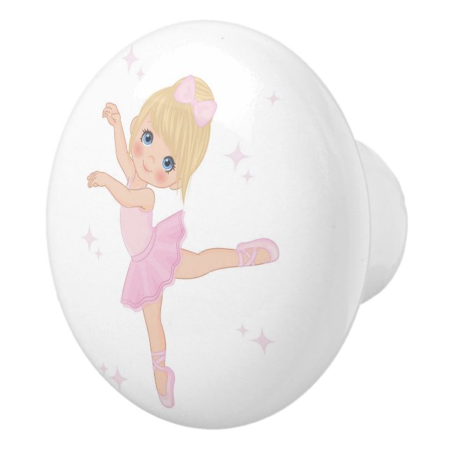 Pomo De Cerámica Ballerina Ceramic Knob (Derecha)
