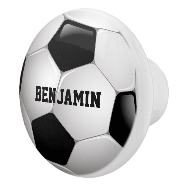 Pomo De Cerámica Balón de fútbol adaptable del fútbol (Derecha)