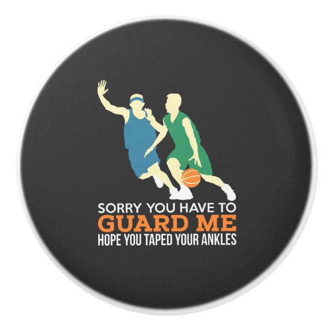 Pomo De Cerámica Baloncesto (Anverso)
