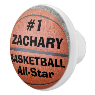 Pomo De Cerámica Baloncesto All Star Name Ceramic Knob