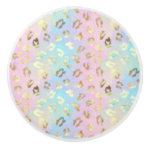 Bandana de piel de leopardo de colores pastel