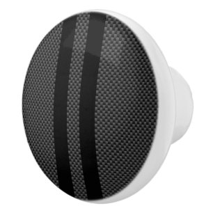 Pomo De Cerámica Bandas clásicas de Carreras al estilo de fibra de 