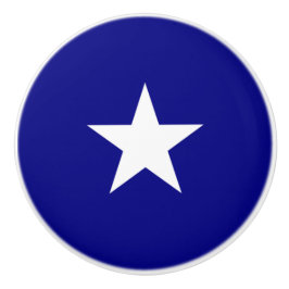 Pomo De Cerámica Bandera azul Bonnie