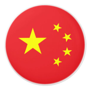 Pomo De Cerámica Bandera China
