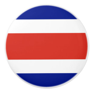 Pomo De Cerámica Bandera Civil de Costa Rica