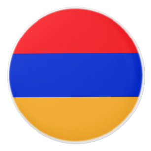 Pomo De Cerámica Bandera de Armenia