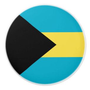 Pomo De Cerámica Bandera de Bahamas