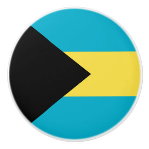 Pomo De Cerámica Bandera de Bahamas