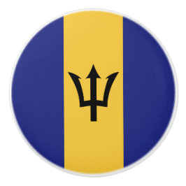 Pomo De Cerámica Bandera de Barbados