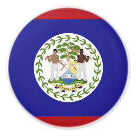 Pomo De Cerámica Bandera de Belice