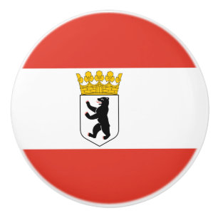 Pomo De Cerámica Bandera de Berlín