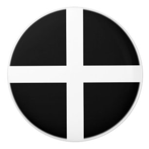 Pomo De Cerámica Bandera de Cornualles (Cornwall) (condado de Ingla