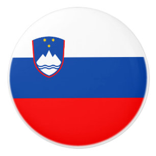Pomo De Cerámica Bandera de Eslovenia
