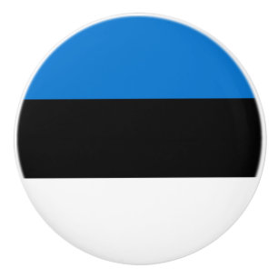 Pomo De Cerámica Bandera de Estonia