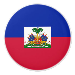 Pomo De Cerámica Bandera de Haití