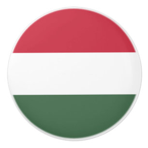 Pomo De Cerámica Bandera de Hungría
