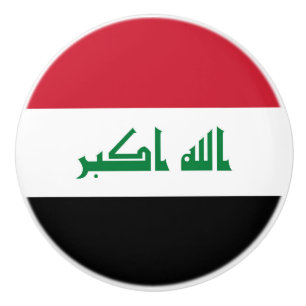 Pomo De Cerámica Bandera de Iraq