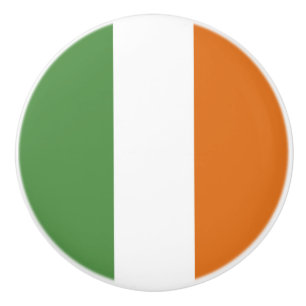 Pomo De Cerámica Bandera de Irlanda
