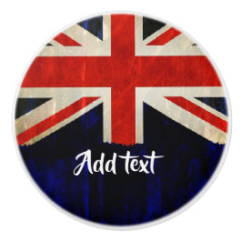 Pomo De Cerámica Bandera de Jack de Unión