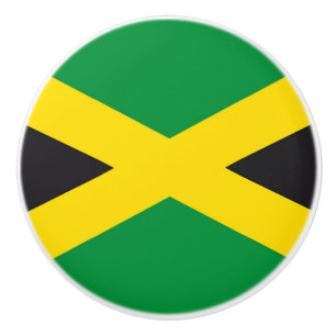 Pomo De Cerámica Bandera de Jamaica