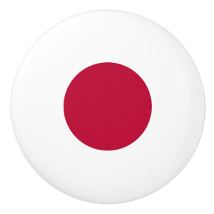 Pomo De Cerámica Bandera de Japón