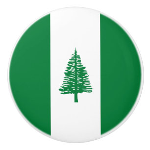 Pomo De Cerámica Bandera de la Isla Norfolk