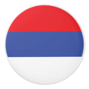 Pomo De Cerámica Bandera de la República Srpska