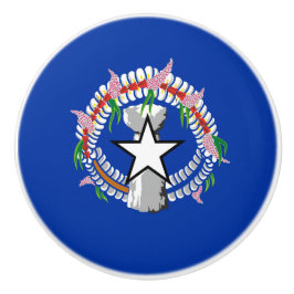 Pomo De Cerámica Bandera de las Islas Marianas del Norte