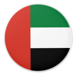 Pomo De Cerámica Bandera de los Emiratos Árabes Unidos