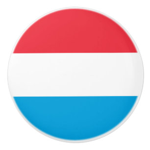 Pomo De Cerámica Bandera de Luxemburgo