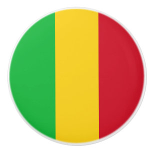 Pomo De Cerámica Bandera de Malí