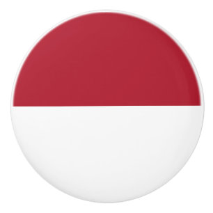 Pomo De Cerámica Bandera de Mónaco