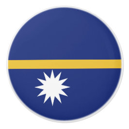 Pomo De Cerámica Bandera de Nauru