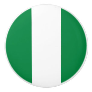 Pomo De Cerámica Bandera de Nigeria