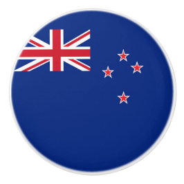 Pomo De Cerámica Bandera de Nueva Zelanda