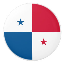 Pomo De Cerámica Bandera de Panamá